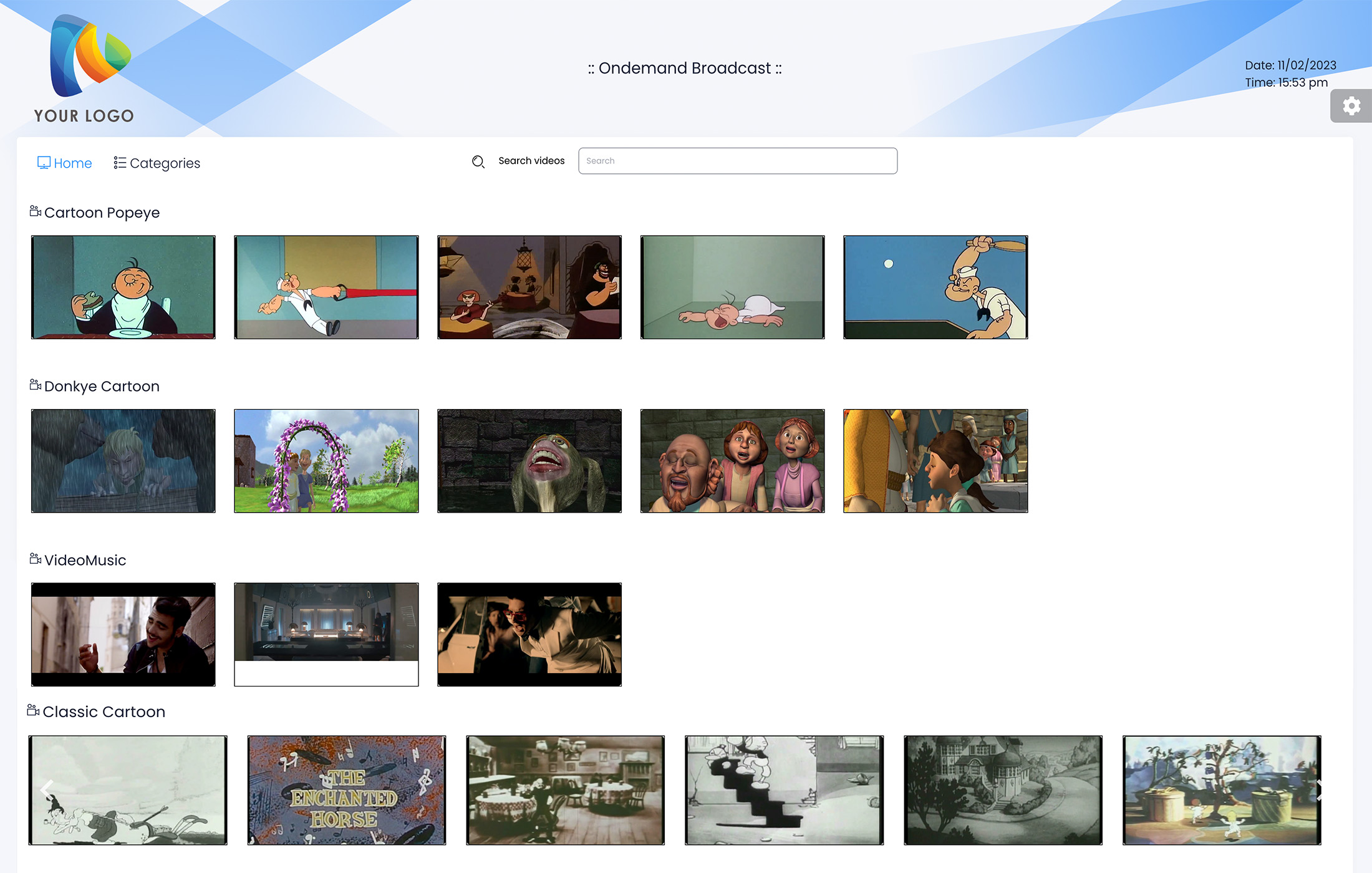 MojoCP Ondemand web page